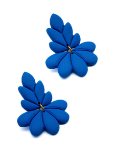Boucles d'Oreilles Nature Bleues